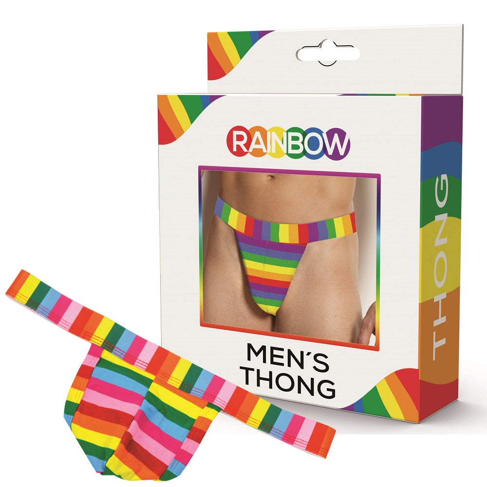 Rainbow Men's Thong